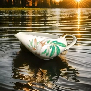 Noritake Canton 6" Milchkännchen Bambus Muster Fine China Hergestellt in Japan - Bild 1 von 8