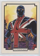 1989 Comic Images Marvel Best of John Byrne Union Jack #22 d8k