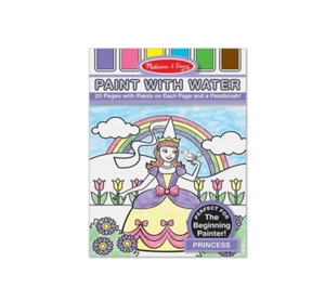 [Melissa & Doug] Malen mit Wasser Aktivitätsbuch - Prinzessin - Neu - Bild 1 von 1