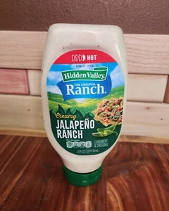 Neu Hidden Valley cremig Jalapeno Ranch Salatdressing Flasche 20fl oz - Bild 1 von 1