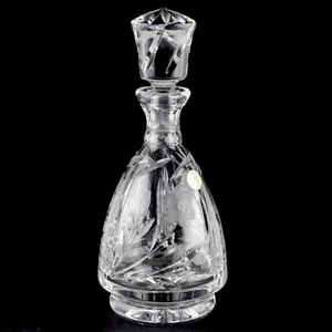 Schwere Karaffe Bleikristall geschliffen 27,5 cm Bohemia Glas Flasche - Bild 1 von 6