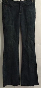 Seven 7 Lane Bryant Women Boot Cut Blue Cotton Denim Sample Jeans Size 27 - Picture 1 of 11
