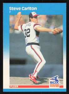 1987 Fleer Steve Carlton 490     Chicago White Sox #