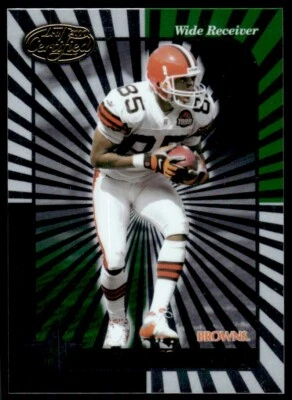2000 LEAF CERTIFIED 2 STAR GREEN Kevin Johnson Cleveland Browns #107 - Image 1 of 2
