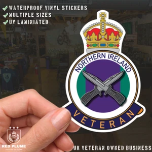 Northern Ireland (Op Banner) Veteran UV Laminated Decal - Picture 1 of 7