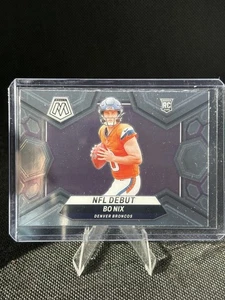 Bo Nix 2024 Mosaic Rookie NFL Debut Card RC #271 Denver Broncos - Picture 1 of 2