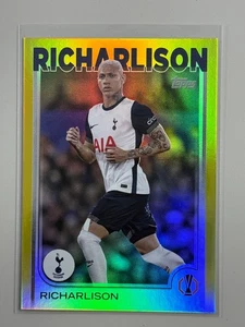 Richarlison Tottenham Hotspur 175/175 Yellow 2024/25 Topps UCC Flagship #18 - Picture 1 of 3