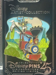 Disney Parks 2025 Artist Collection Alex Maher Goofy Train Pin LE 2000 - Picture 1 of 2