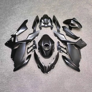 Matte Black Fairing Kit for Kawasaki Ninja 400 2018-2024 ABS Plastic Fairings - Picture 1 of 4