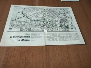1978 LA METROPOLITANA DI MILANO SI ALLUNGA FERROVIA LINEA - Picture 1 of 1
