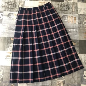 House Of Bruar Tartan Pleated Skirt UK Size 14 Lined Wool - Picture 1 of 7