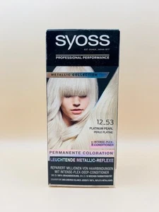 Syoss Permanente Coloration Platinum Pearl 12_53(Leuchtende Metallic-Reflexe)NEU - Bild 1 von 5