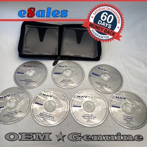 2002-2011 Range Rover Land Rover NavTech Set Of 8. Missing Disc 5 - Picture 1 of 9