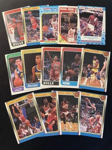 1988-89 & 1989-90 Fleer Basketball Komplettsatz & Sticker Michael Jordan #120 - Bild 1 von 17