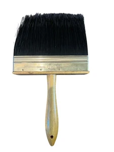 PAINT BRUSH 6" nylon wooden handle VINTAGE new - Picture 1 of 5