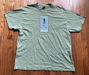 VTG 90s The North Face T Shirt Mens XL Fine Alpine Equipment Box Logo USA Green - Picture 1 of 8