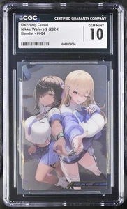 Tarjeta de oblea CGC 10 Bandai NIKKE DESLUMBRANTE CUPIDO Sexy GYARU Oppai WAIFU anime POP 1 - Imagen 1 de 2