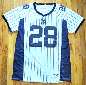 Austin Wells New York Yankees Football Jersey #28 SGA 9/5 2025 Blue Adult XL - Picture 1 of 6