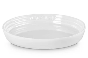Le Creuset Neo Round Plate 17cm White Lustre Japonesque Stoneware From Japan New - Picture 1 of 8