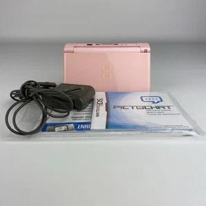 Consola de juegos portátil Nintendo DS Lite USG-001 rosa coral **LEER** - Imagen 1 de 14