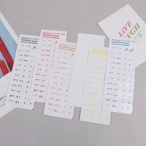 Wear-resistant Korean Letter Transparent Self-adhesive Keyboard Stick*eh - Picture 1 of 18