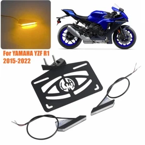 Para YAMAHA YZF R1 2015-2022 Soporte de matrícula Eliminador de guardabarros con luz LED - Imagen 1 de 10