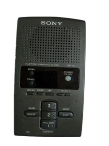 Vintage Sony Tam-100 Telephone Answering Machine Black - Photo 1/8