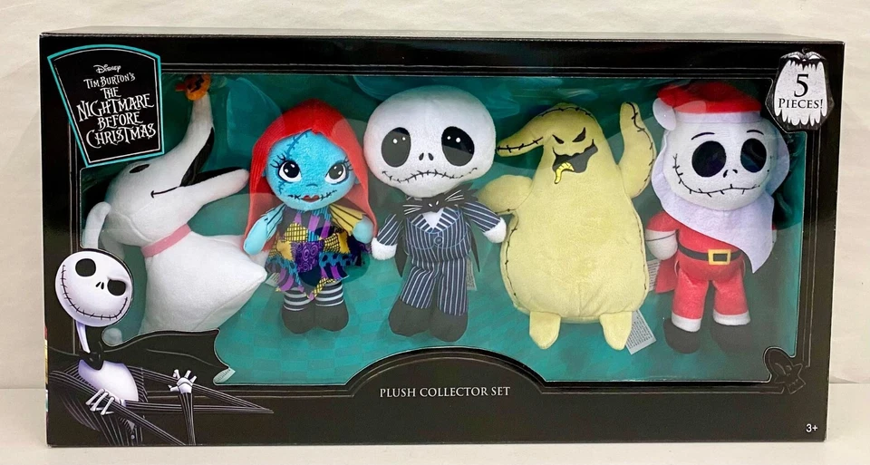 Disney Tim Burton's The Nightmare Before Christmas 5 pc Plush Collector Set
