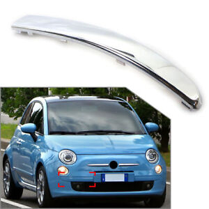Silver Front Right Bumper Mounding Trim For FIAT 500 2007-2015 2008 2009 2010 11
