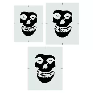 Stencil Stop Misfits Crimson Ghost Skull Stencil - Reusable for DIY Projects ... - Picture 1 of 7