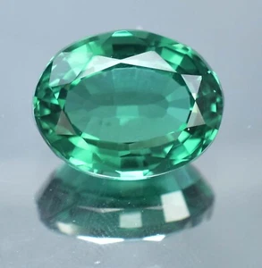 16 x 13 MM Huge 10.20 Ct Natural Green Zambian Emerald Gemstone (GIT) Certified - Picture 1 of 4
