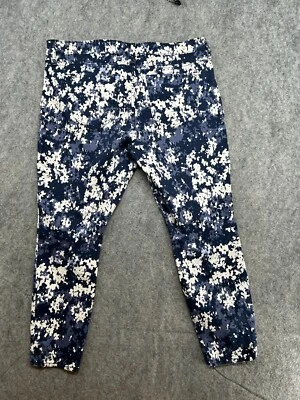 Pantalones Gap para mujer talla 16/33 azul y blanco embalados florales leggings skimmer 5 bolsillos Foto 1 de 4