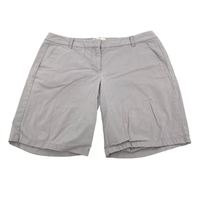 Bermudas informales caqui J.Crew talla 8 para mujer gris claro longitud modesta verano Foto 1 de 4