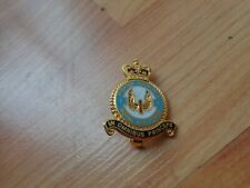 RAF ROYAL AIR FORCE MUSEUM NO.1 SQUADRON GOLD PLATED ENAMEL PIN BADGE