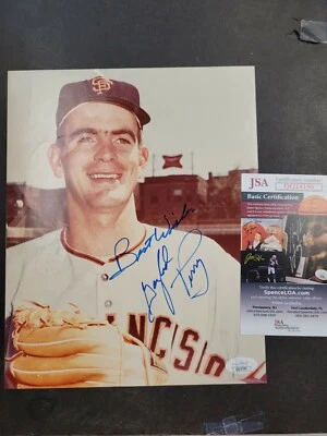 Gaylord Perry JSA Certified Autographed 8x10 photo MLB San Francisco Giants - Image 1 of 3