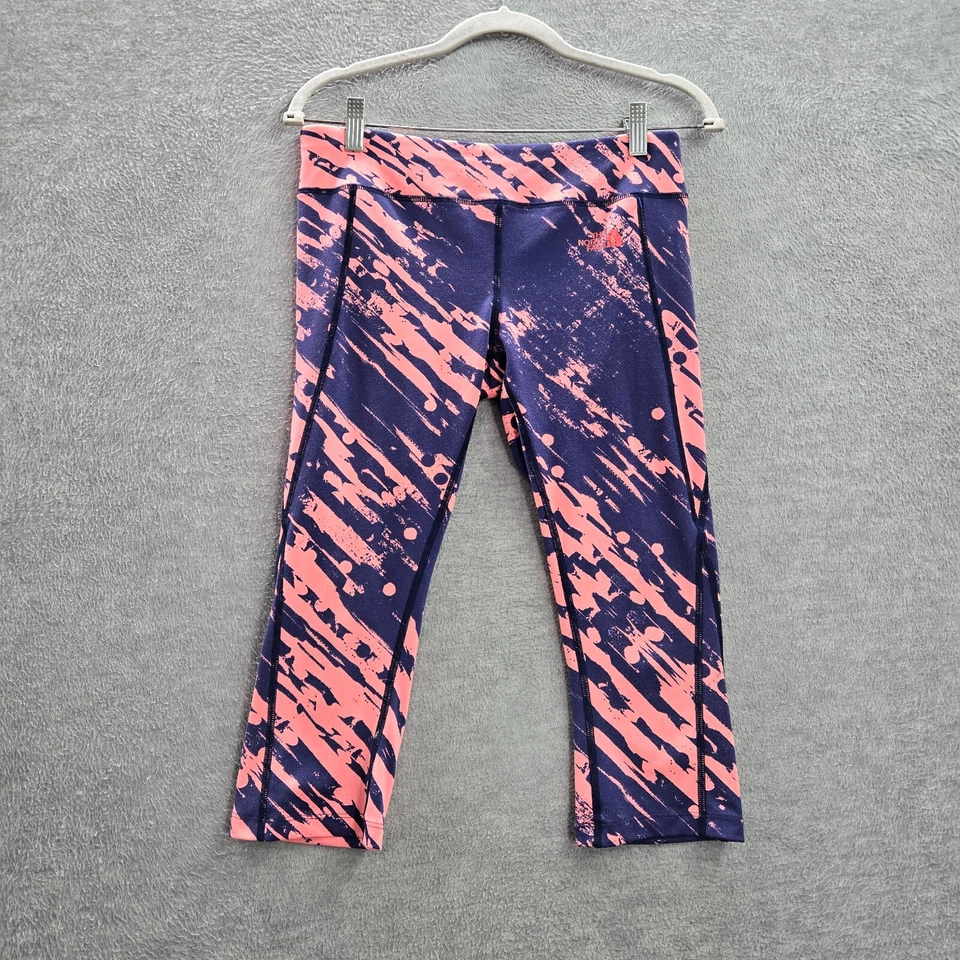 The North Face Mujer Ropa Activa Pantalones Medianos Rosa Tie Dye Leggings Capri Foto 1 de 4