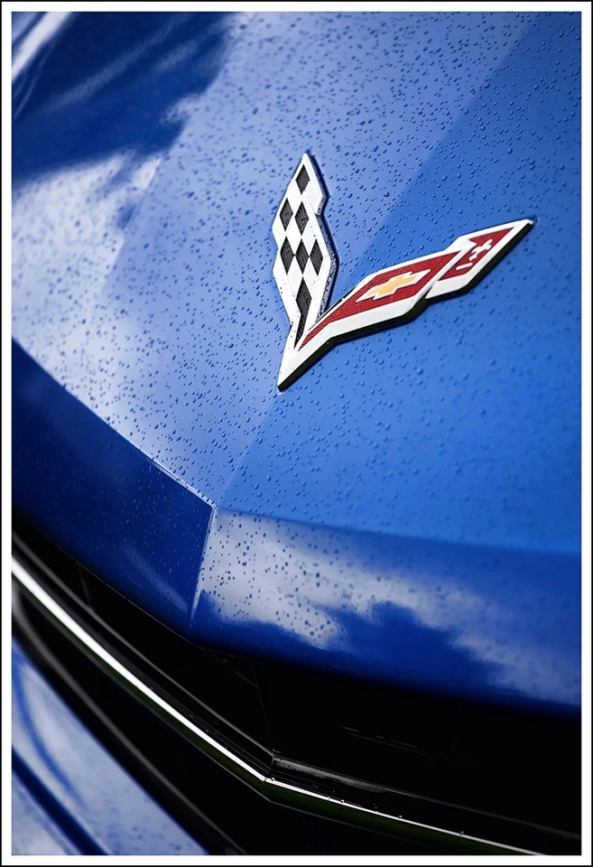 Chevrolet Corvette Stingray 2014 impresión artística fotográfica 13x19 garaje Chevy Vette '14 Foto 1 de 1