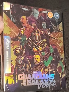 GUARDIANS OF THE GALAXY Vol 2 4K UHD/Blu-ray Steelbook Mondo UK Zavvi Import!!! - Picture 1 of 5