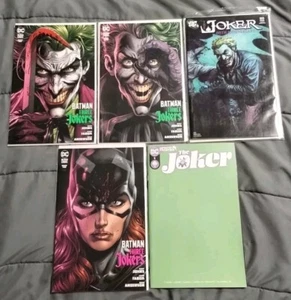 Lot Of 5 DC COMICS BLACK LABEL: BATMAN THREE JOKERS🔥1-3+1+80th Anniversary - Picture 1 of 7