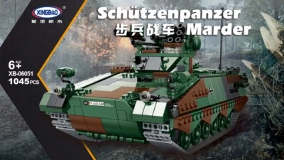 1045PCS Schutzenpanzer Marder  Infantry Fighting Vehicle Army Tank Boys Birthday - Image 1 of 4