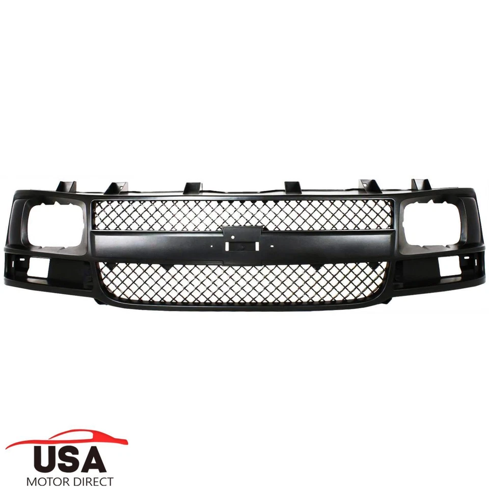 Grille Assembly For 2003-2017 Chevrolet Express 2500 3500 Black Plastic - Imagem 1 de 4