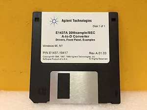 Agilent / HP E1437-19417 E1437A REV: A.01.03 Treiber, Frontplattenbeispiele. Neu! - Bild 1 von 1