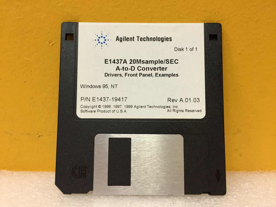 Agilent / HP E1437-19417 E1437A REV: A.01.03 Drivers, Front Panel Examples. New! - Image 1 of 1