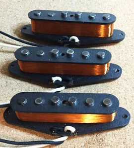 Vintage '59 Fender Stratocaster Hand Wound Pickup Set by Migas Touch Left Handed - Picture 1 of 5