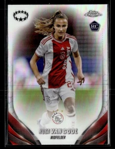 2023-24 Topps Chrome Womens UEFA Rosa Van Gool #2 Silver Refractor Rookie RC - Picture 1 of 2