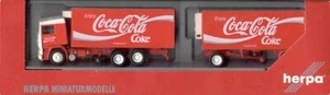 Coca Cola LKW+Hänger mit Kühlaggregat - Herpa (Nr:2062) - Bild 1 von 1