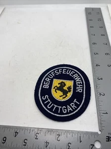 Parche de tela alemán Berufsfeuerwehr (Servicio de bomberos) Stuttgart 38D-994J - Imagen 1 de 1