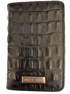Emporio Armani Leather Card Case Note Pad 3 Slots - Picture 1 of 7