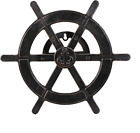 Vanora Outdoor Shiny Copper Aluminum Ship Wheel Hose