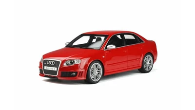 1:18 OTTOMOBILE 2005 AUDI A4 RS 4 (B7) 4.2 FSI RED OT400 RESIN CARS - Image 1 of 4